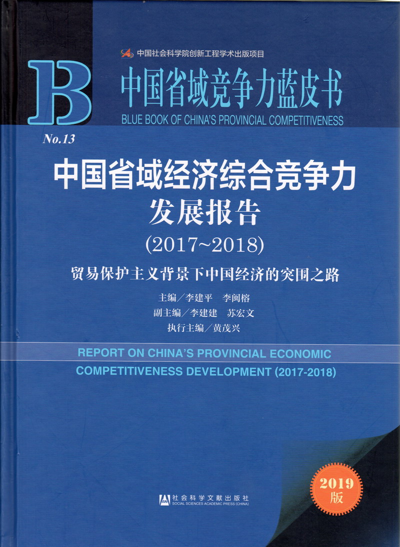 色逼大视频中国省域经济综合竞争力发展报告（2017-2018）